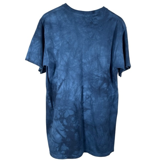 The Mountain Men’s Blue  Cotton Tie Dye Shark T-shirt Size Large - Picture 3 of 3